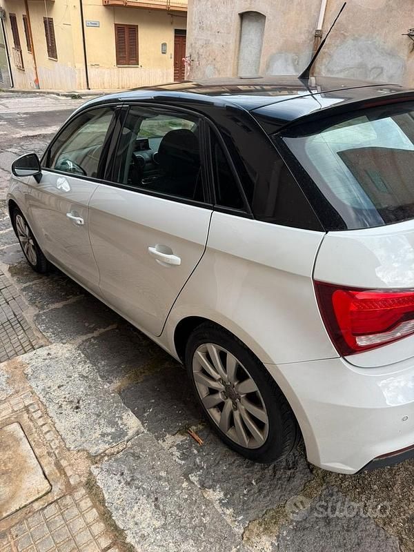 Usata Audi A1 90 CV (66 kW) 2015 Bianco Utilitaria