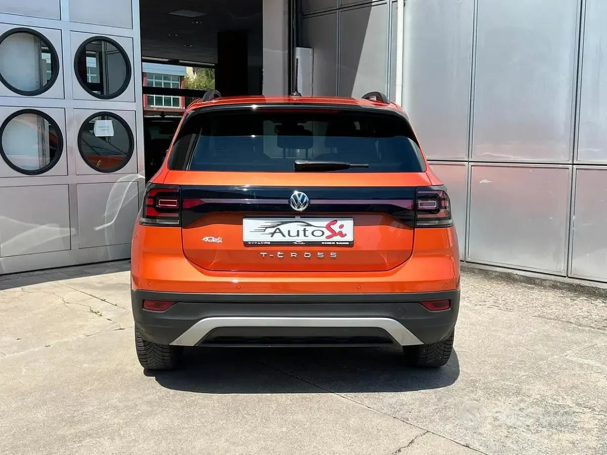 Usata VW T-Cross Style 95 CV (69 kW) 2019 Arancione SUV