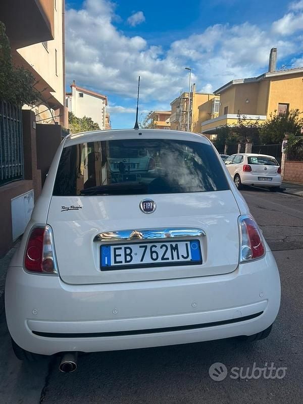 Usata Fiat 500 69 CV (50 kW) 2010 Bianco Berlina
