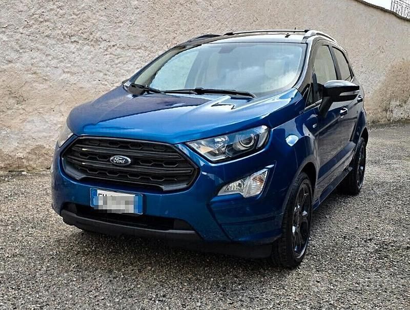 Usata Ford Ecosport ST-Line 100 CV (73 kW) 2019 Blu SUV