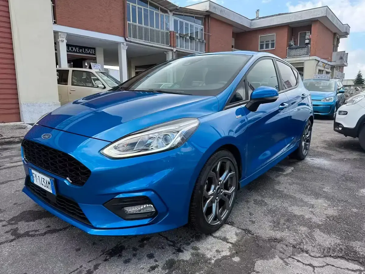 Usata Ford Fiesta ST-Line 86 CV (63 kW) 2019 Blu Utilitaria