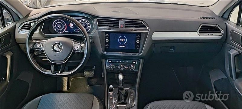 Usata VW Tiguan R-line 150 CV (110 kW) 2018 Bianco SUV