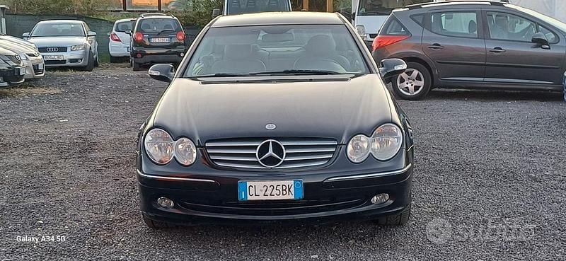 Usata Mercedes CLK270 Avantgarde 169 CV (124 kW) 2004 Nero Coupé