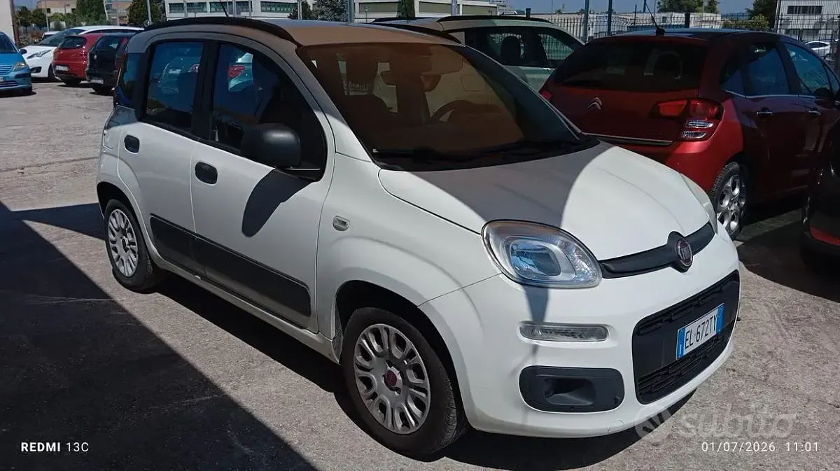 Usata Fiat Panda Pop 69 CV (50 kW) 2013 Bianco Utilitaria