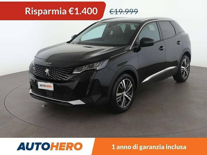 Nero Usata 2021 Peugeot 3008 Allure SUV | 18.599 € (Ottimo prezzo) - Immagine 1/3