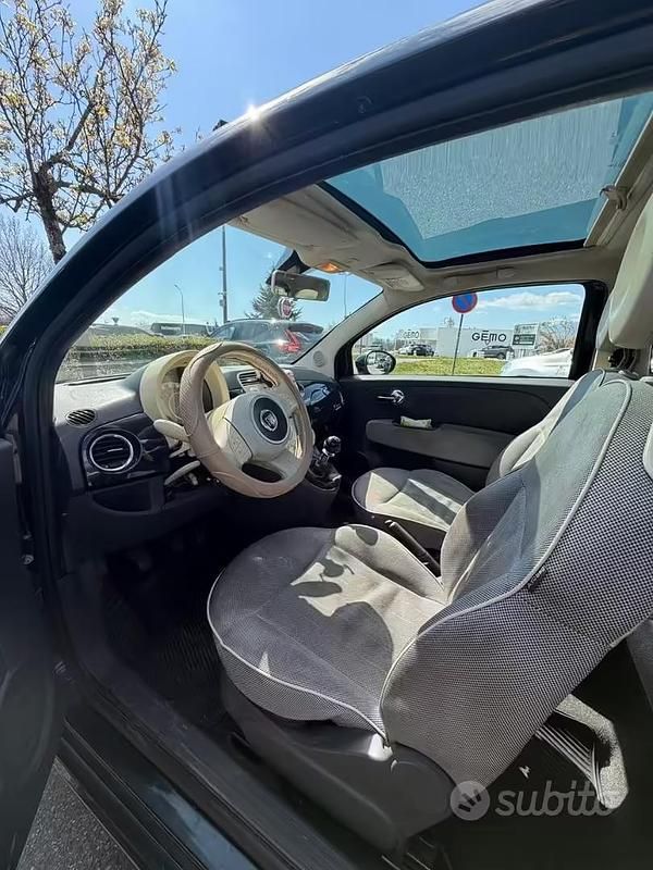 Usata Fiat 500 69 CV (50 kW) 2010 Blu Berlina