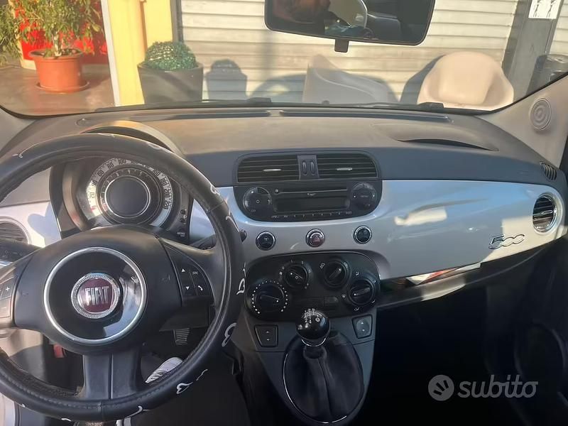 Usata Fiat 500 69 CV (50 kW) 2009 Grigio Cabrio
