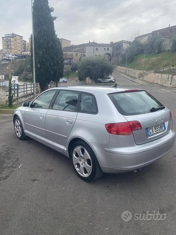 Usata Audi A3 Ambition 140 CV (102 kW) 2005 Grigio Utilitaria