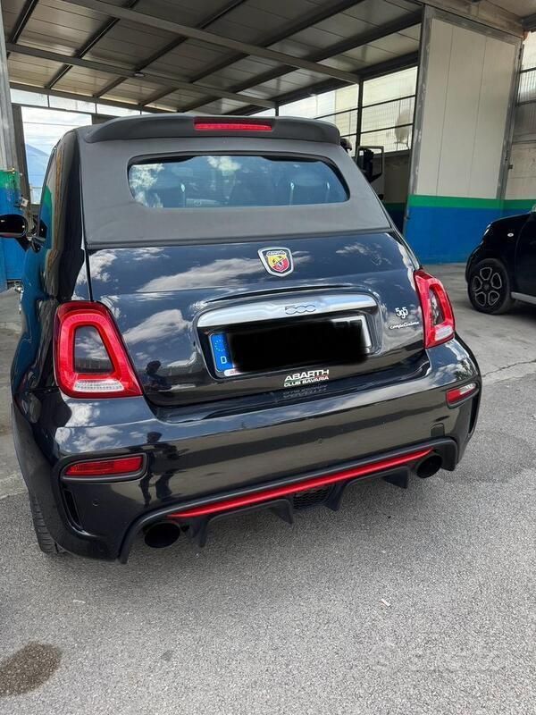 Usata Abarth 595C Competizione 160 CV (117 kW) 2012 Nero Cabrio