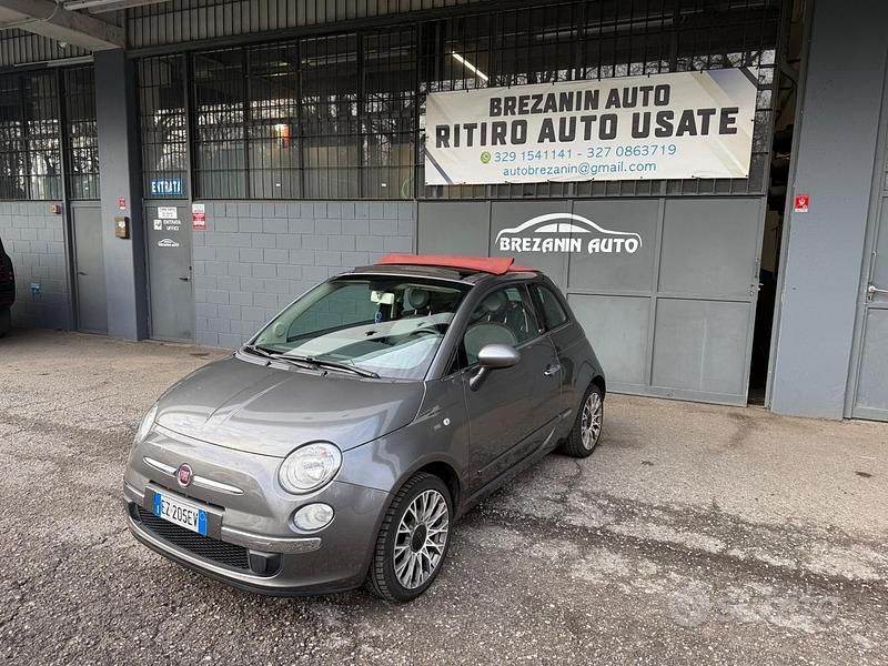 Usata Fiat 500C Lounge 2015 Grigio Cabrio