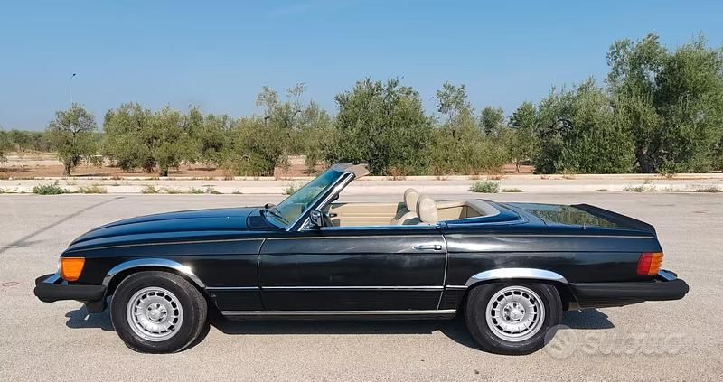 Usata Mercedes SL450 1970 Nero Cabrio