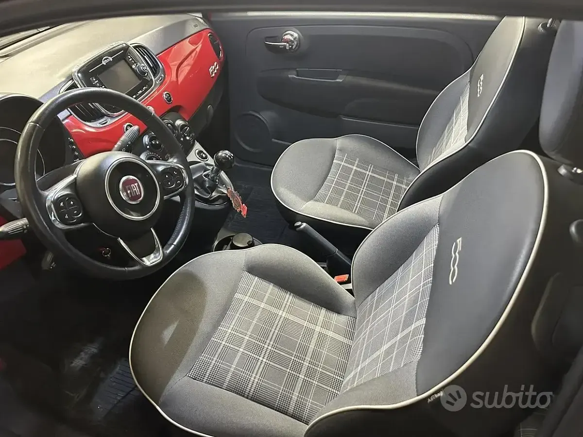Usata Fiat 500 95 CV (69 kW) 2017 Rosso Berlina