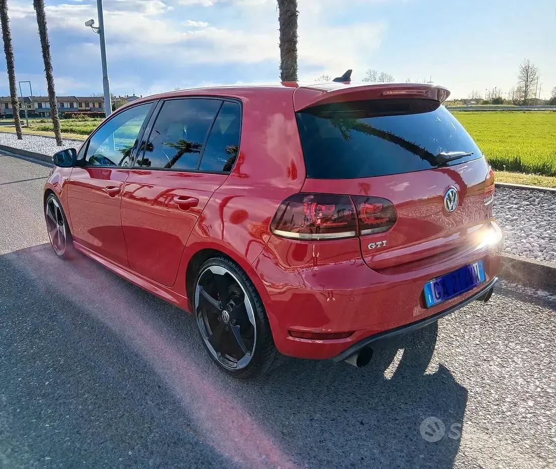 Usata VW Golf VI Edition 210 CV (154 kW) 2011 Rosso Berlina