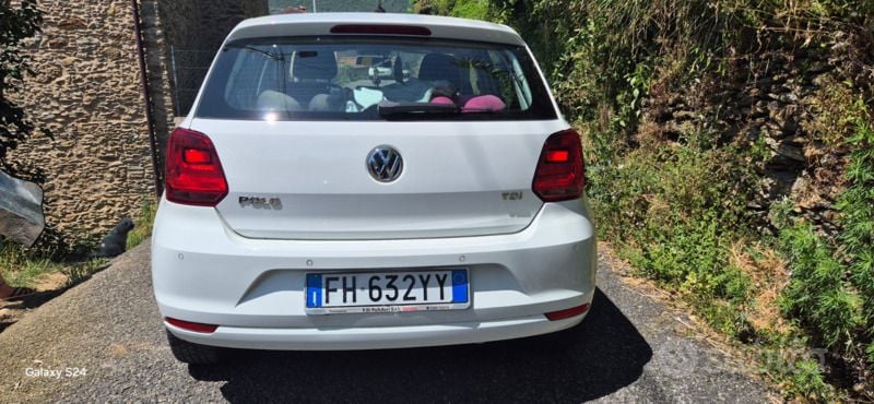 Usata VW Polo 85 CV (62 kW) 2017 Bianco Berlina