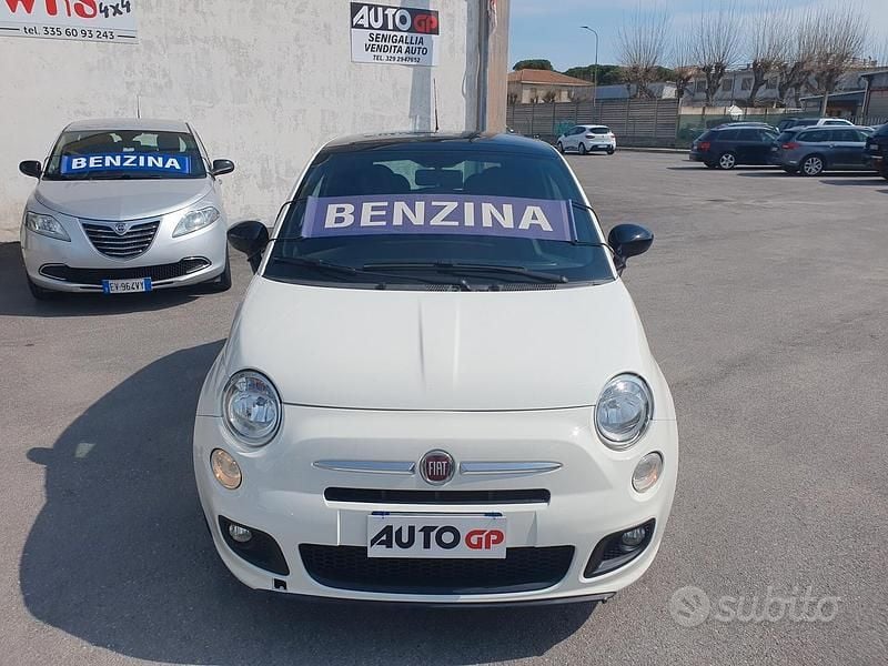 Usata Fiat 500S Lounge 69 CV (50 kW) 2013 Bianco Utilitaria