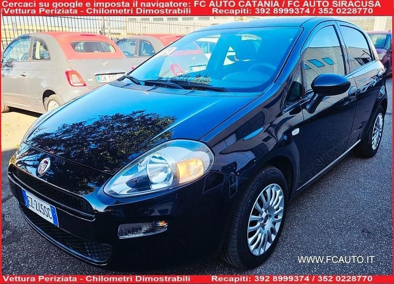 Usata Fiat Punto Lounge 75 CV (55 kW) 2015 Nero Utilitaria