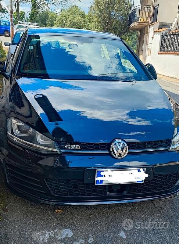 Usata VW Golf VII GTD 184 CV (135 kW) 2017 Nero Berlina