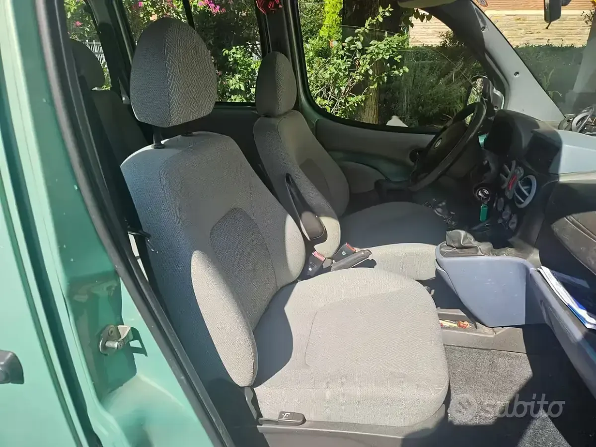 Usata Fiat Doblò 103 CV (75 kW) 2004 Verde Monovolume