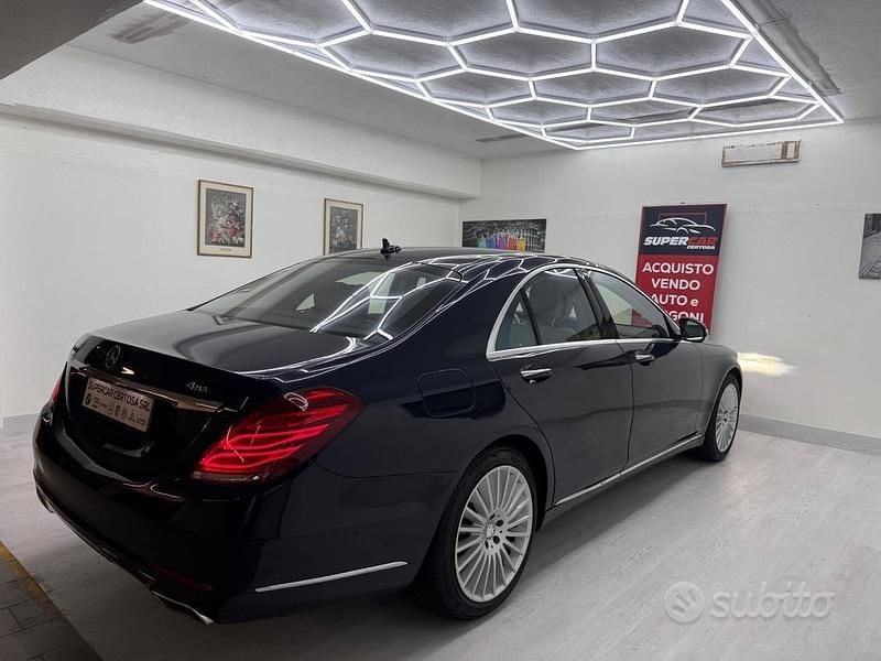Usata Mercedes S500 Premium 455 CV (334 kW) 2015 Blu Berlina