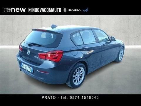 Usata BMW 116 Efficient Dynamics 2019 Grigio scuro Utilitaria