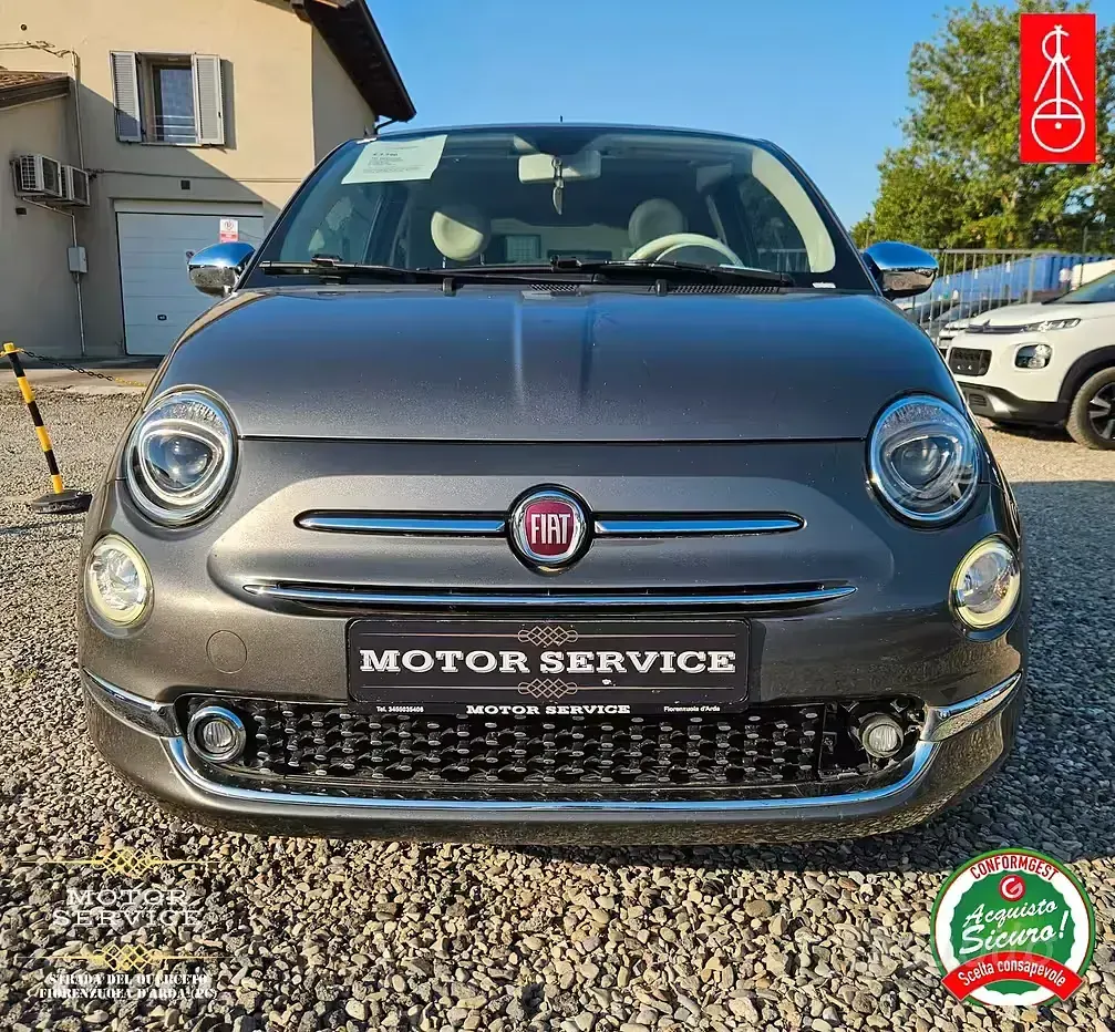 Usata Fiat 500 Lounge 69 CV (50 kW) 2017 Grigio Berlina