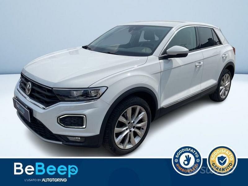 Bianco Usata 2018 VW T-Roc Advance SUV | 22.000 € (Buon prezzo) - Immagine 1/3