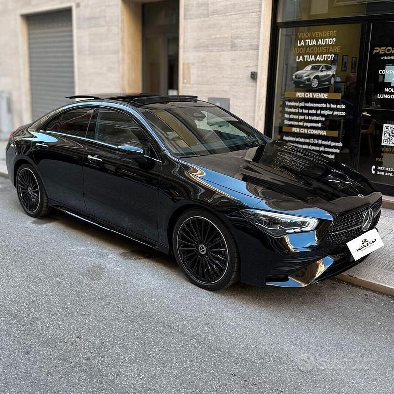 Usata Mercedes CLA200 AMG Line Premium Plus 150 CV (110 kW) 2025 Nero Berlina