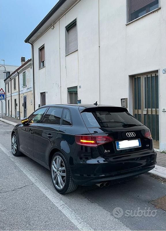 Usata Audi A3 150 CV (110 kW) 2015 Nero