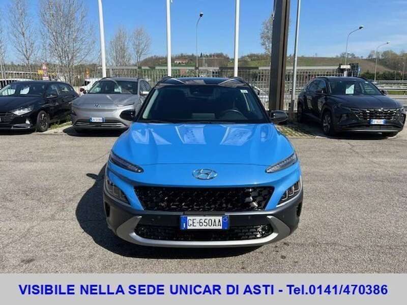 Usata Hyundai Kona 120 CV (88 kW) 2021 Surfy blue SUV