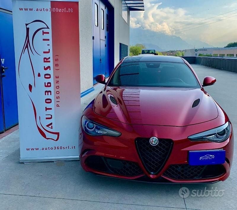 Usata Alfa Romeo Giulia Quadrifoglio 510 CV (375 kW) 2020 Bordeaux metallizzato Berlina