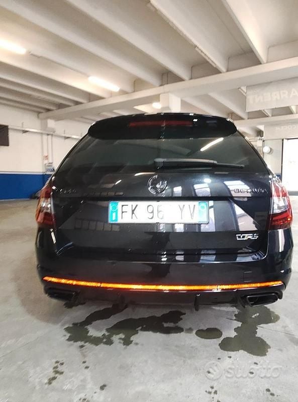 Usata Skoda Octavia vRS 245 CV (180 kW) 2017 Nero Station wagon