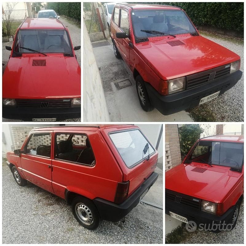 Usata Fiat Panda 45 CV (33 kW) 1993 Rosso Utilitaria