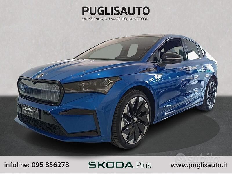 Usata Skoda Enyaq iV SportLine 150 kW (204 CV) 2023 Blu SUV