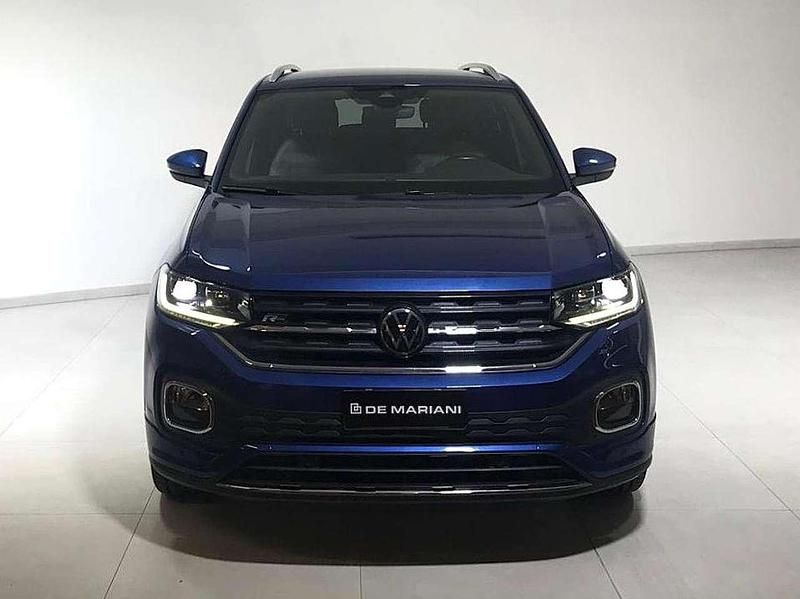 Usata VW T-Cross R-line 110 CV (80 kW) 2021 Blu/azzurro SUV