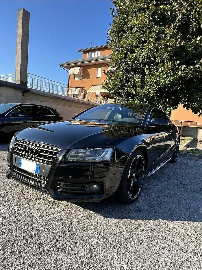 Usata Audi A5 S-Line 170 CV (125 kW) 2010 Nero Coupé