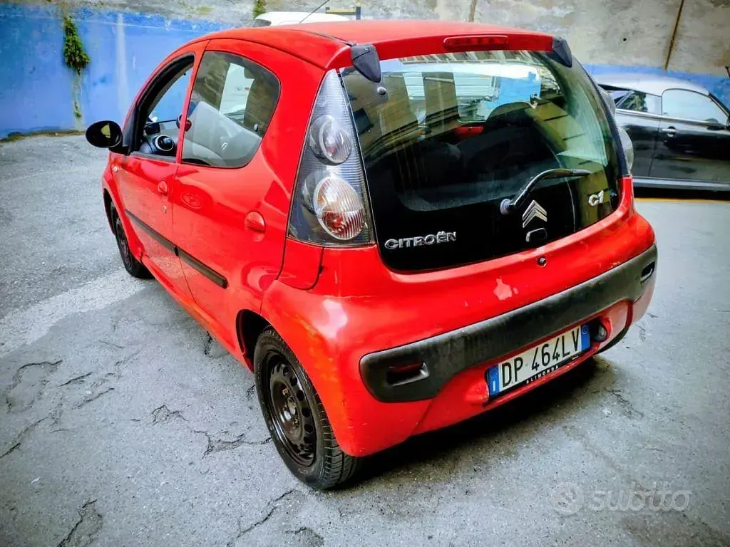 Usata Citroën C1 55 CV (40 kW) 2008 Rosso Utilitaria