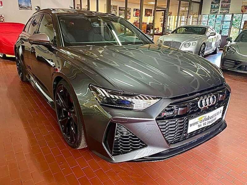 Grigio daytona Usata 2024 Audi RS6 Station wagon | 124.900 € (Cara) - Immagine 1/4