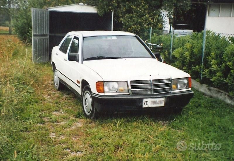 Usata Mercedes 190 1985 Bianco Berlina