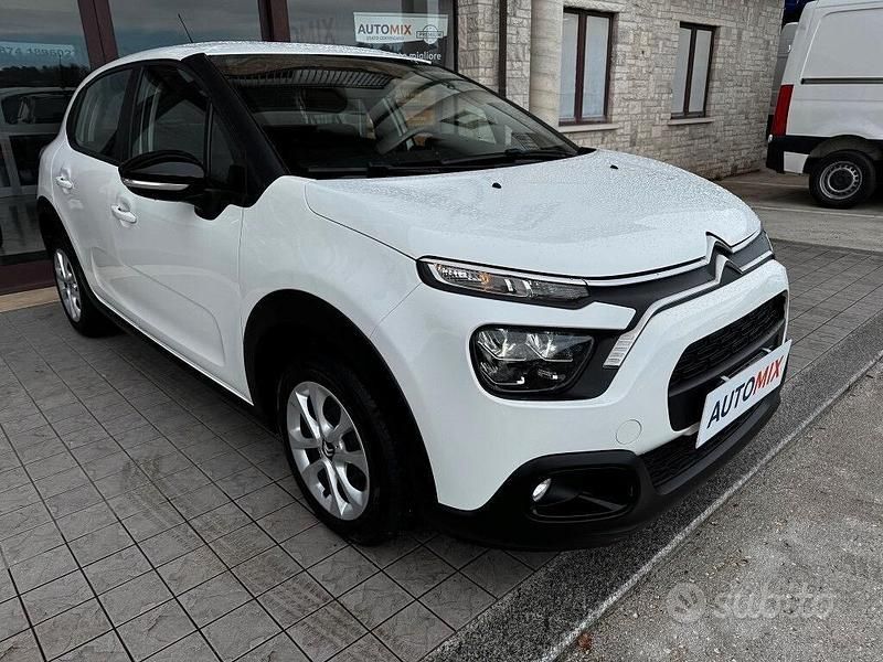 Usata Citroën C3 Feel 100 CV (73 kW) 2022 Bianco Furgone