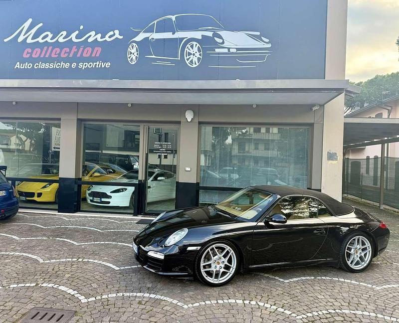 Nero Usata 2008 Porsche 911 Carrera Cabriolet Cabrio | 65.000 € (Buon prezzo) - Immagine 1/4