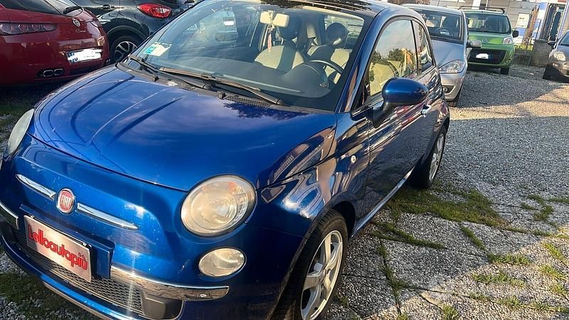 Usata Fiat 500 Lounge 69 CV (50 kW) 2010 Blu Berlina