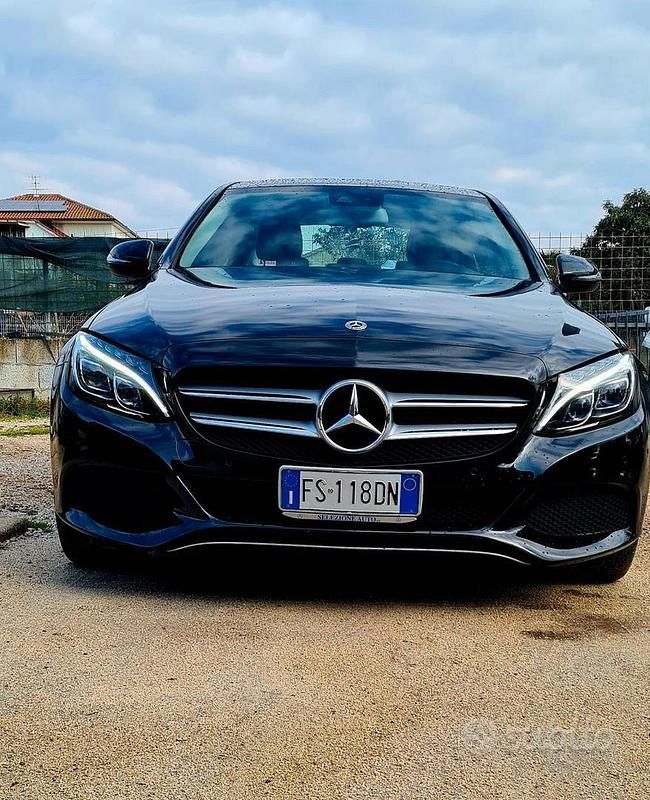 Usata Mercedes C220 2018 Nero Berlina