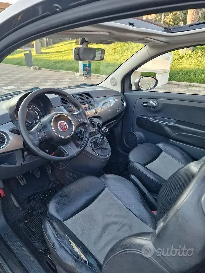 Usata Fiat 500 95 CV (69 kW) 2010 Grigio Berlina