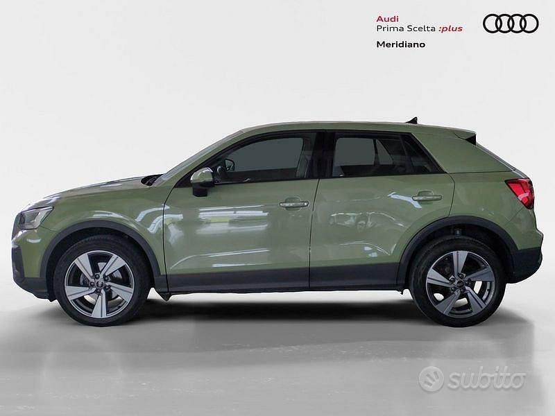 Usata Audi Q2 Business 116 CV (85 kW) 2022 Verde mela metallizzato SUV