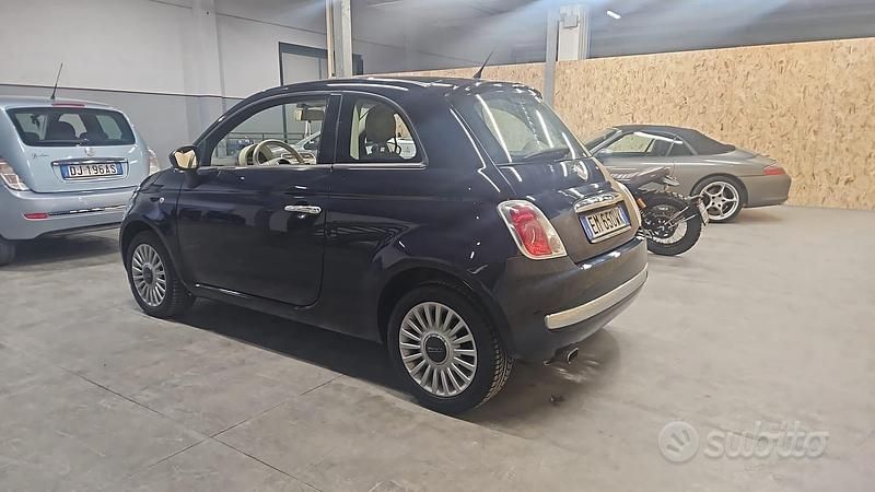 Usata Fiat 500 Lounge 69 CV (50 kW) 2012 Blu Berlina