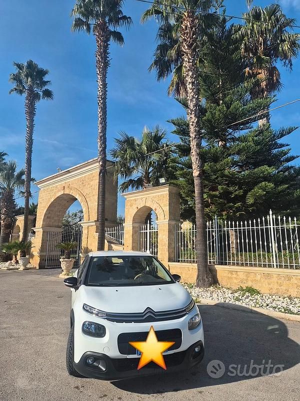 Usata Citroën C3 102 CV (75 kW) 2017 Bianco Berlina