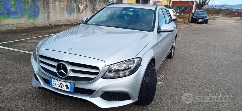 Usata Mercedes C200 136 CV (100 kW) 2015 Grigio Station wagon