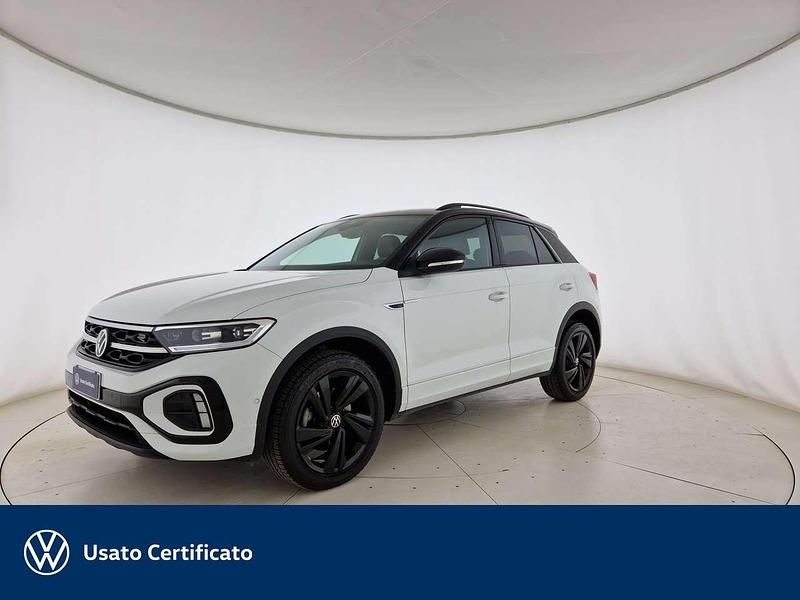 Usata VW T-Roc R-line Plus 150 CV (110 kW) 2025 Pure white nero SUV