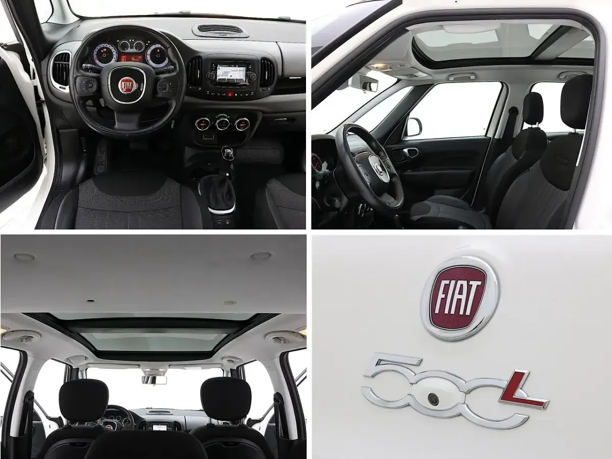Usata Fiat 500L Lounge 95 CV (69 kW) 2017 Bianco Monovolume