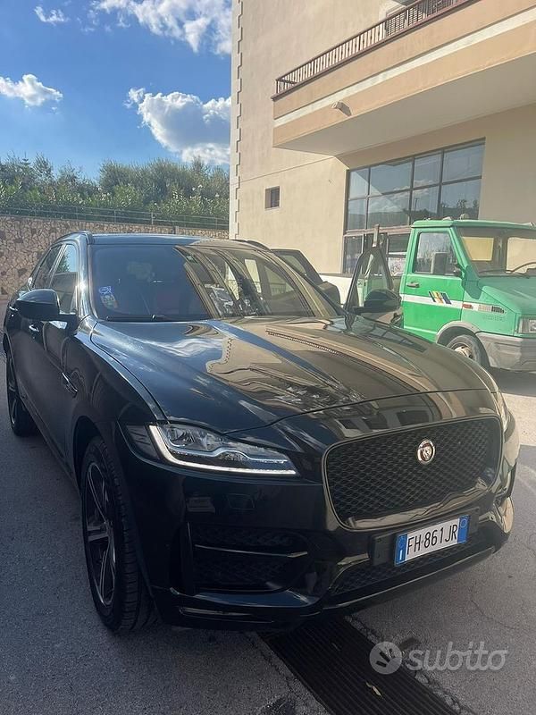 Usata Jaguar F-Pace R-Sport 180 CV (132 kW) 2017 Nero SUV